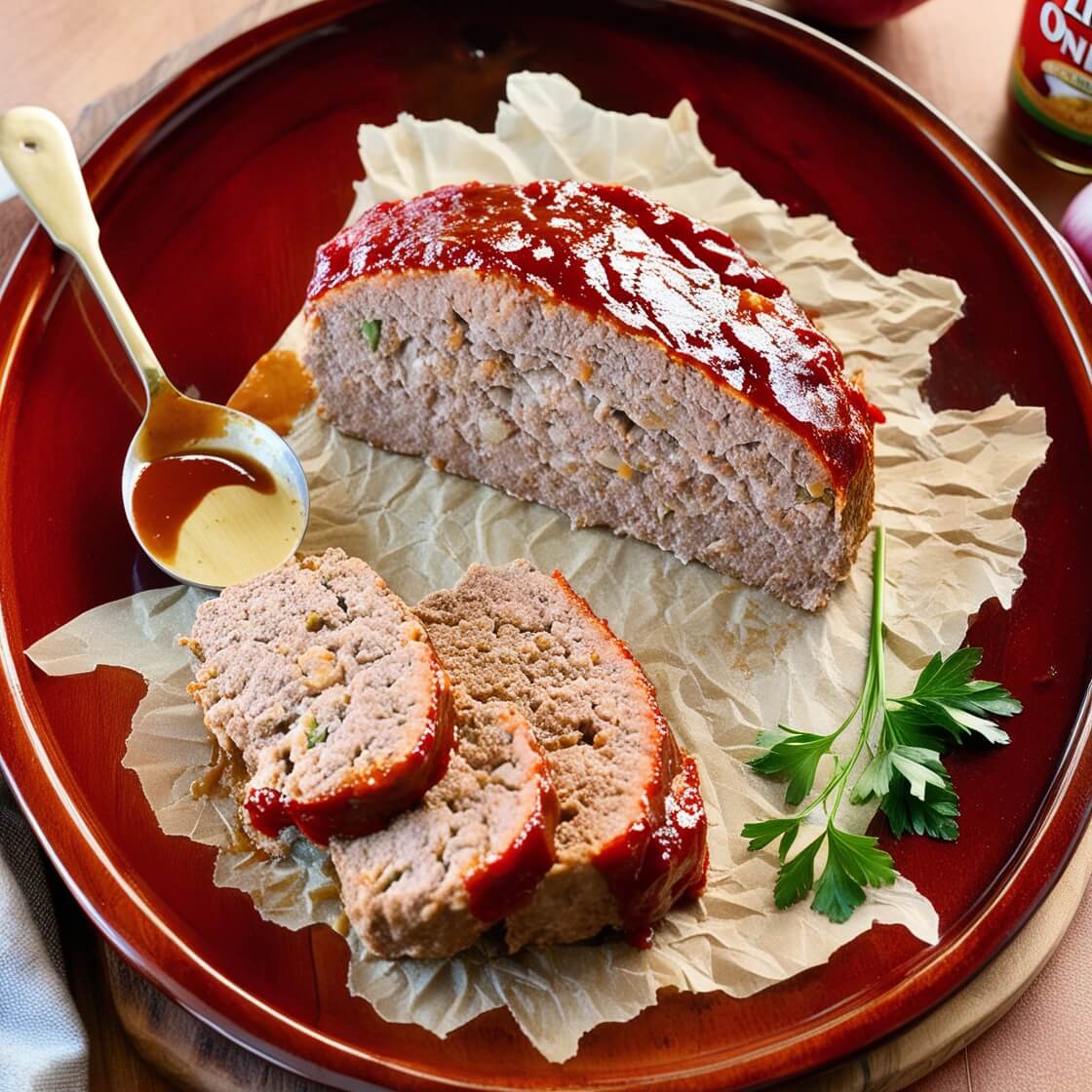 Classic Lipton Onion Soup Meatloaf
