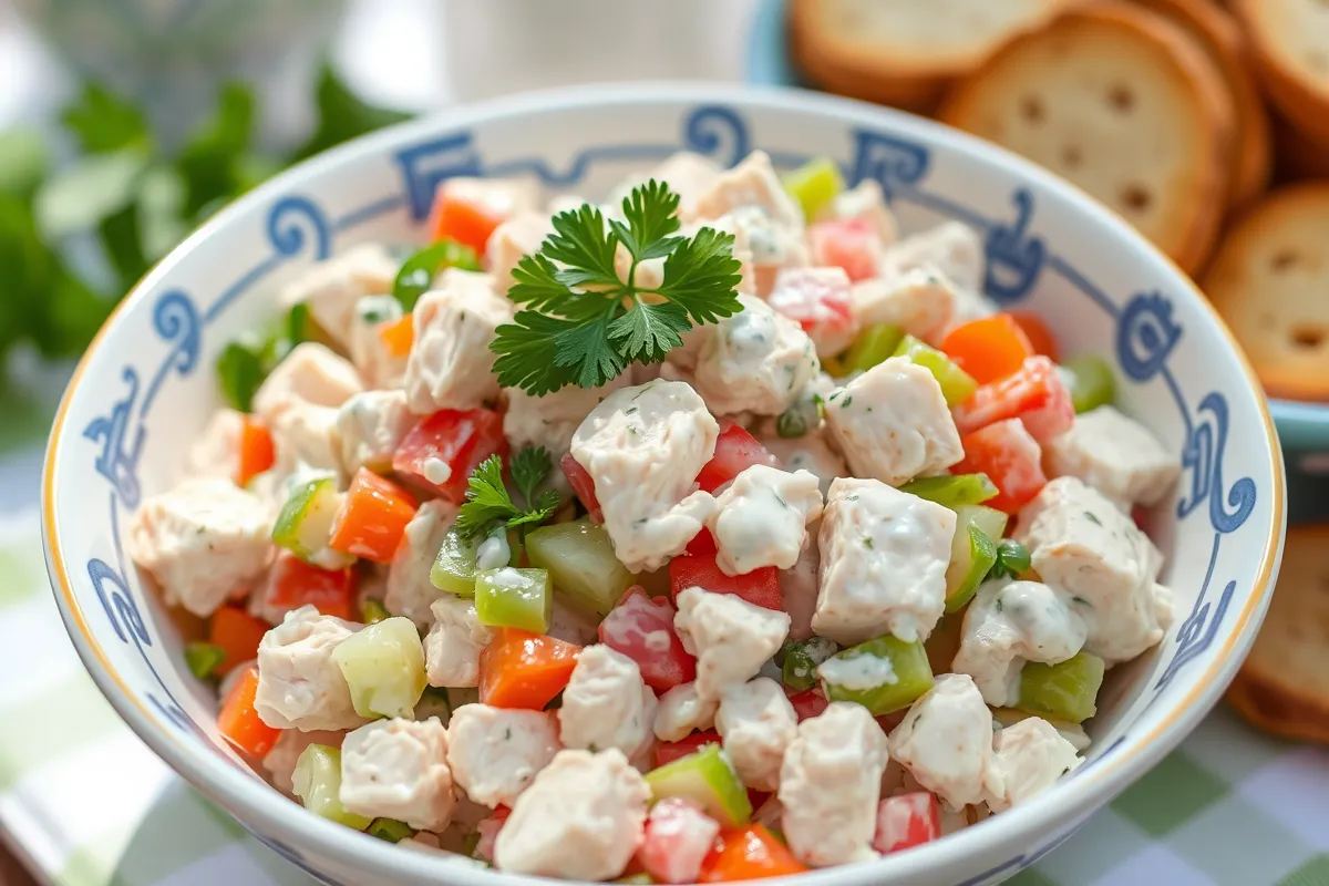 Fresh and Creamy Chicken Salad