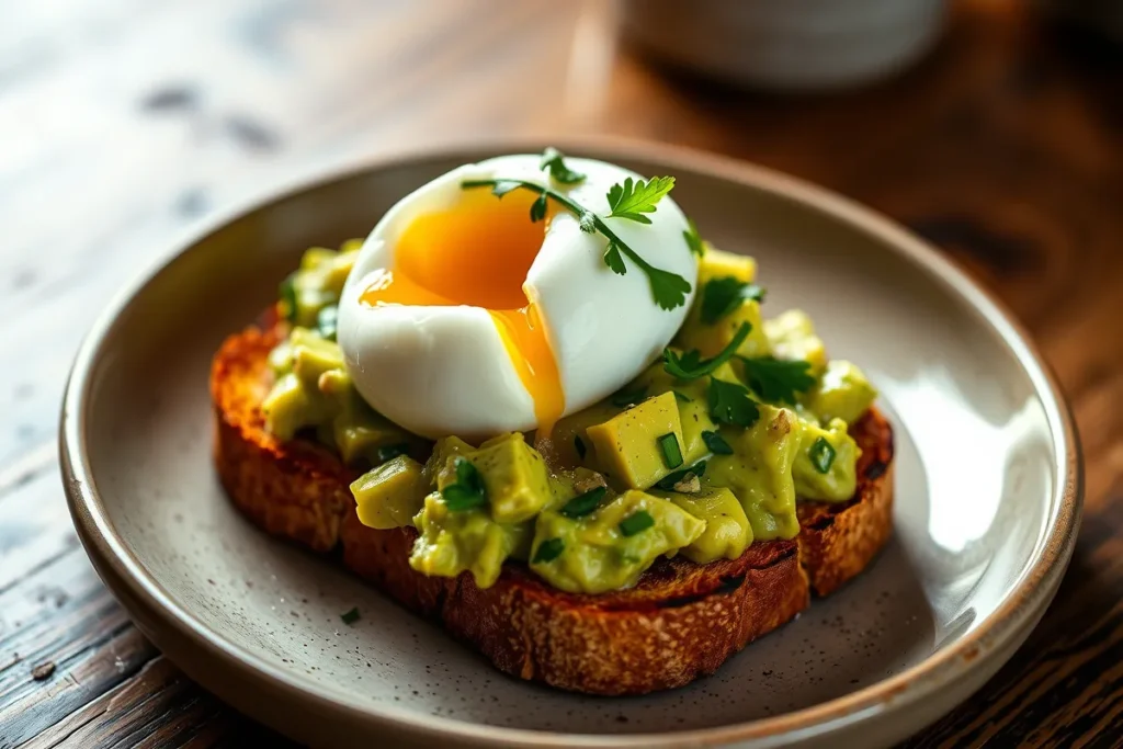 Avocado Toast with Poached Egg